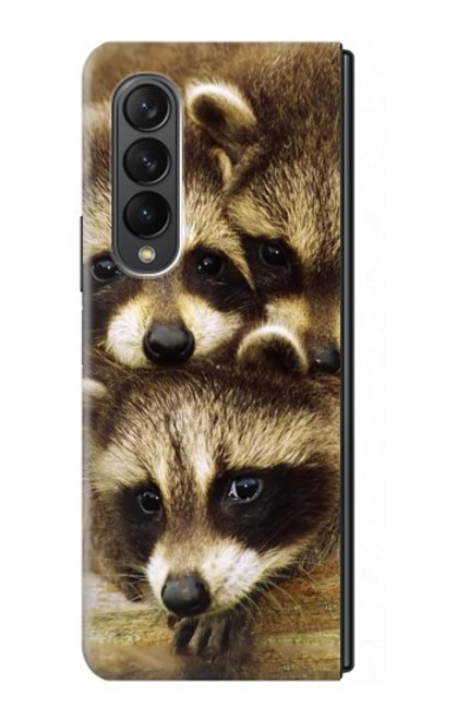 S0977 Baby Raccoons Case For Samsung Galaxy Z Fold 3 5G