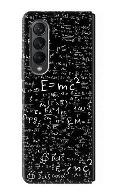 S2574 Mathematics Physics Blackboard Equation Case For Samsung Galaxy Z Fold 3 5G