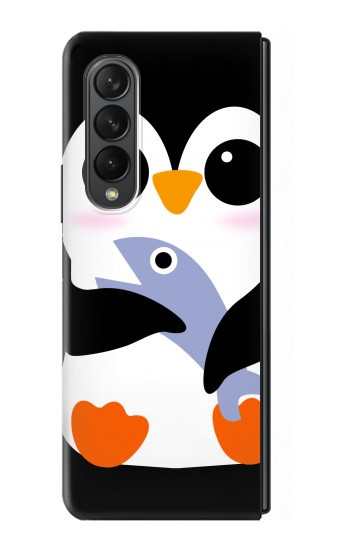 S2631 Cute Baby Penguin Case For Samsung Galaxy Z Fold 3 5G