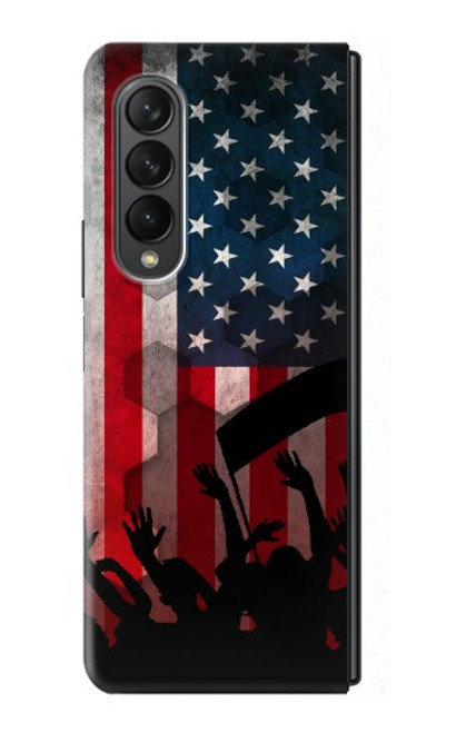 S2989 USA America Soccer Case For Samsung Galaxy Z Fold 3 5G