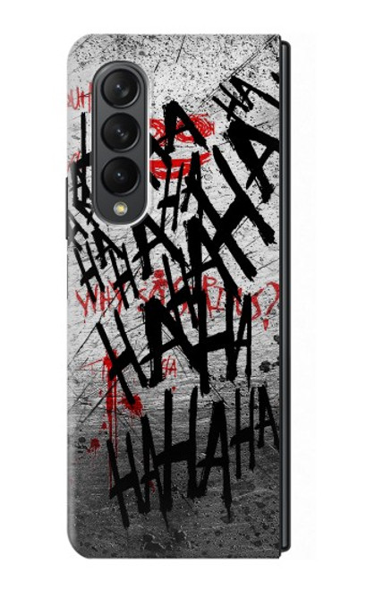 S3073 Joker Hahaha Blood Splash Case For Samsung Galaxy Z Fold 3 5G