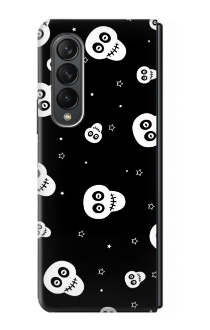 S3261 Smile Skull Halloween Pattern Case For Samsung Galaxy Z Fold 3 5G S3261 Smile Skull Halloween Pattern Case For Samsung Galaxy Z Fold 3 5G