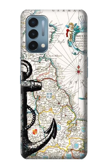 S1962 Nautical Chart Case For OnePlus Nord N200 5G