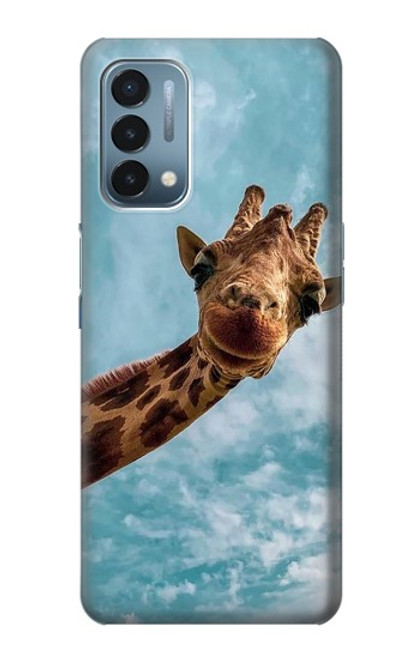 S3680 Cute Smile Giraffe Case For OnePlus Nord N200 5G