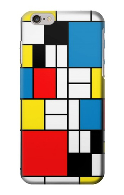 S3814 Piet Mondrian Line Art Composition Case For iPhone 6 Plus, iPhone 6s Plus