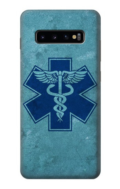 S3824 Caduceus Medical Symbol Case For Samsung Galaxy S10 Plus