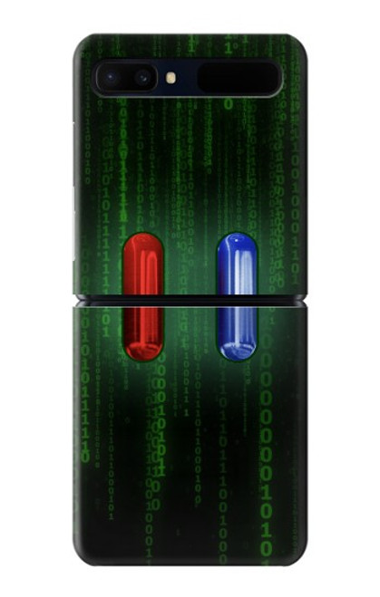 S3816 Red Pill Blue Pill Capsule Case For Samsung Galaxy Z Flip 5G