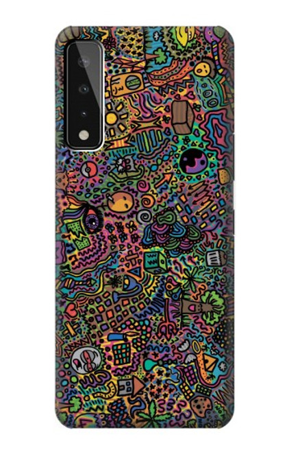 S3815 Psychedelic Art Case For LG Stylo 7 5G