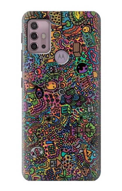 S3815 Psychedelic Art Case For Motorola Moto G30, G20, G10