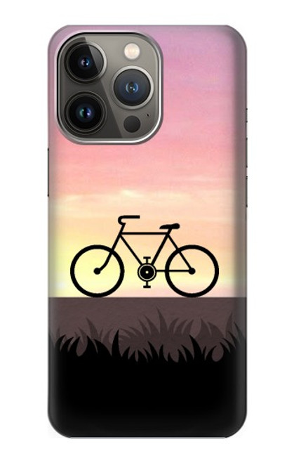 S3252 Bicycle Sunset Case For iPhone 13 Pro