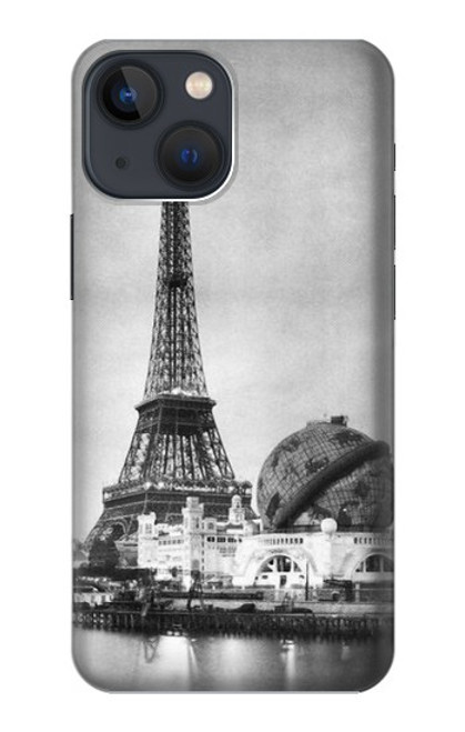 S2350 Old Paris Eiffel Tower Case For iPhone 13 mini