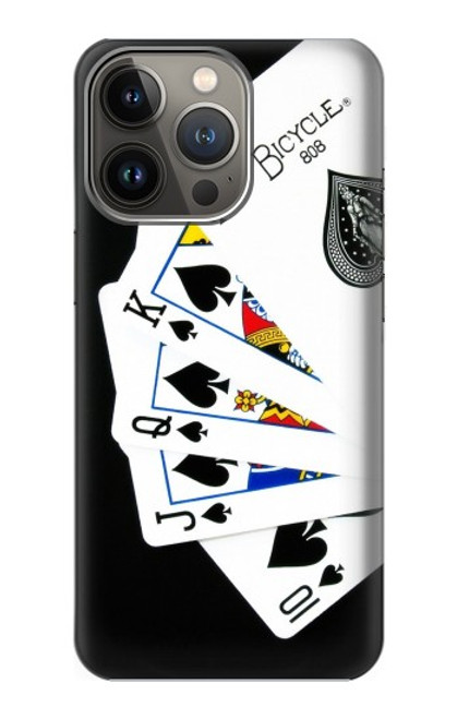 S1078 Poker Royal Straight Flush Case For iPhone 13 Pro Max