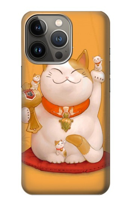 S1217 Maneki Neko Lucky Cat Case For iPhone 13 Pro Max