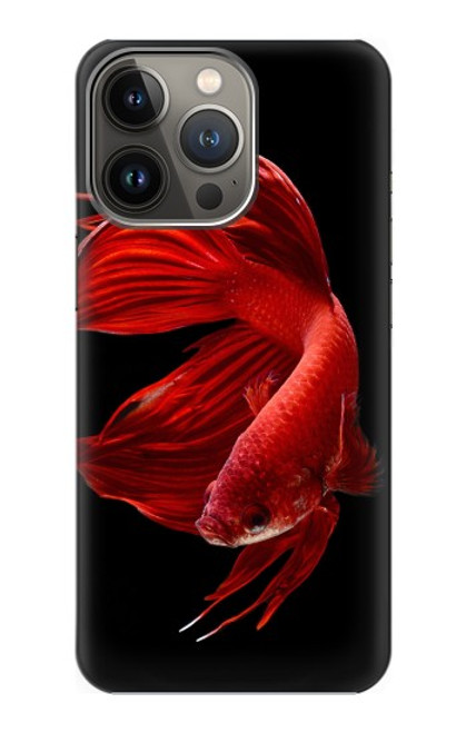 S2092 Red Siamese Fighting Fish Case For iPhone 13 Pro Max