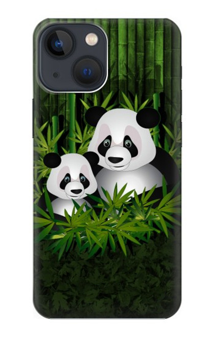 S2441 Panda Family Bamboo Forest Case For iPhone 13