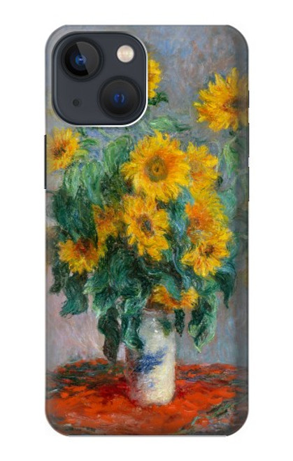 S2937 Claude Monet Bouquet of Sunflowers Case For iPhone 13