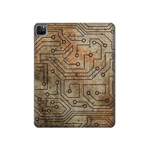 S3812 PCB Print Design Hard Case For iPad Pro 12.9 (2022,2021,2020,2018, 3rd, 4th, 5th, 6th)