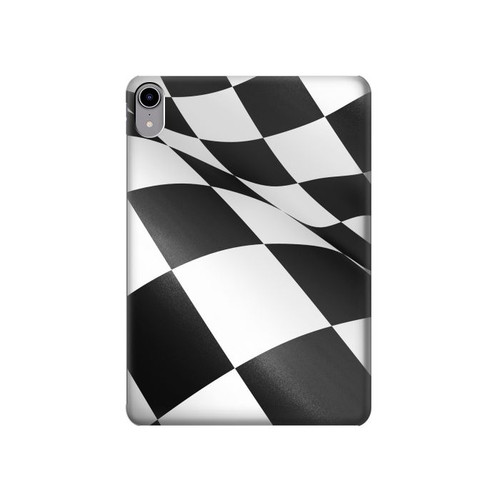 S2408 Checkered Winner Flag Hard Case For iPad mini 6 7, iPad mini (2021,2024)