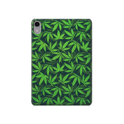 S2666 Marijuana Pattern Hard Case For iPad mini 6, iPad mini (2021)