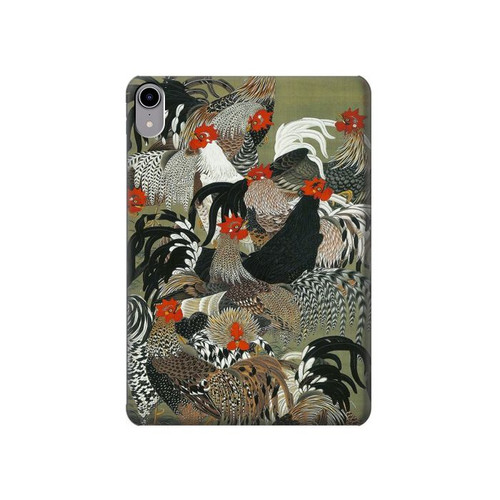 S2699 Ito Jakuchu Rooster Hard Case For iPad mini 6, iPad mini (2021)