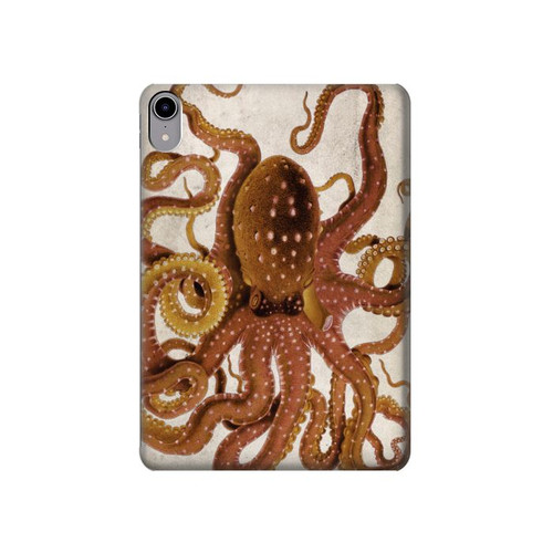 S2801 Vintage Octopus Hard Case For iPad mini 6, iPad mini (2021)