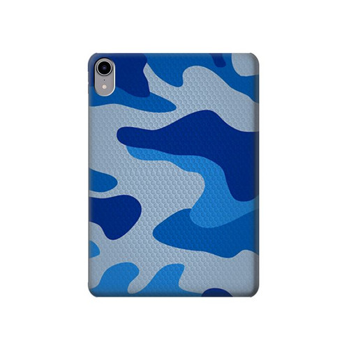 S2958 Army Blue Camo Camouflage Hard Case For iPad mini 6 7, iPad mini (2021,2024)
