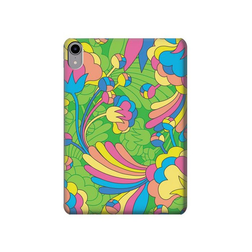 S3273 Flower Line Art Pattern Hard Case For iPad mini 6, iPad mini (2021)