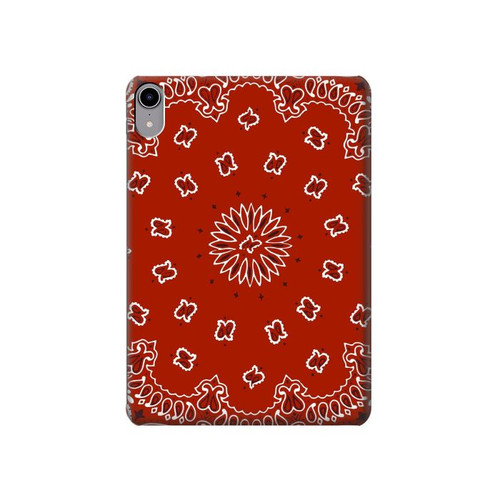 S3355 Bandana Red Pattern Hard Case For iPad mini 6, iPad mini (2021)