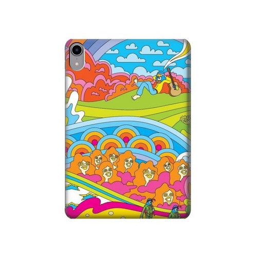 S3407 Hippie Art Hard Case For iPad mini 6, iPad mini (2021)