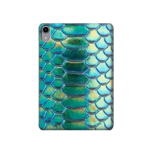 S3414 Green Snake Scale Graphic Print Hard Case For iPad mini 6, iPad mini (2021)