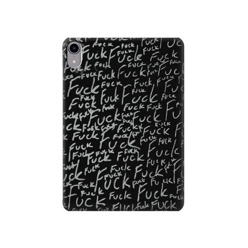 S3478 Funny Words Blackboard Hard Case For iPad mini 6, iPad mini (2021)