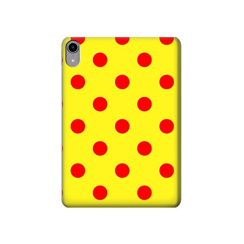 S3526 Red Spot Polka Dot Hard Case For iPad mini 6 7, iPad mini (2021,2024)