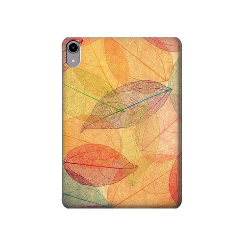 S3686 Fall Season Leaf Autumn Hard Case For iPad mini 6, iPad mini (2021)