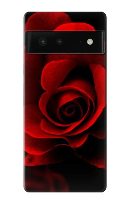 S2898 Red Rose Case For Google Pixel 6