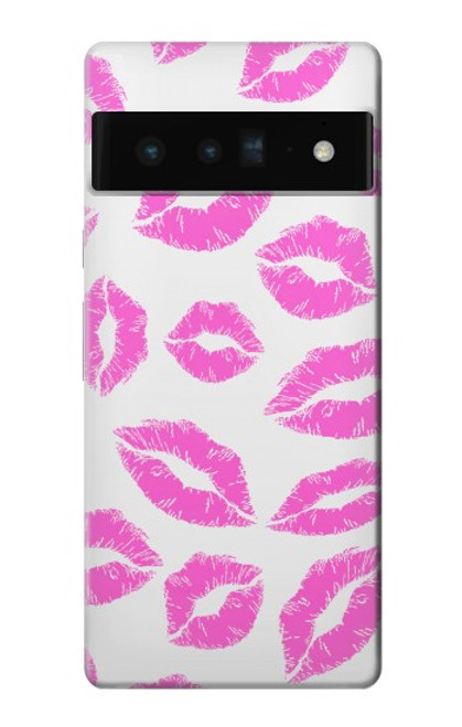 S2214 Pink Lips Kisses Case For Google Pixel 6 Pro