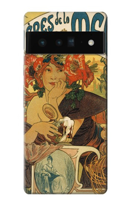 S2740 Alphonse Mucha Bieres De La Muse Case For Google Pixel 6 Pro