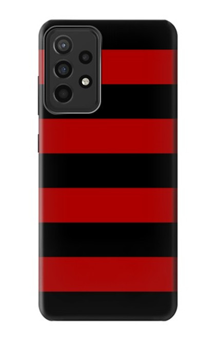 S2638 Black and Red Striped Case For Samsung Galaxy A52s 5G