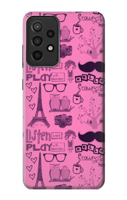 S2885 Paris Pink Case For Samsung Galaxy A52s 5G