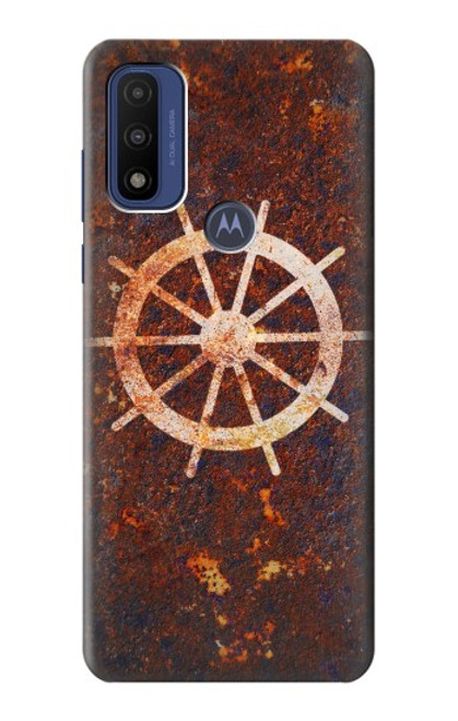 S2766 Ship Wheel Rusty Texture Case For Motorola G Pure