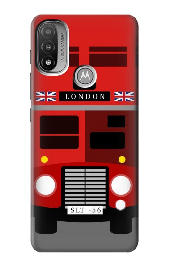 S2058 England British Double Decker Bus Case For Motorola Moto E20,E30,E40