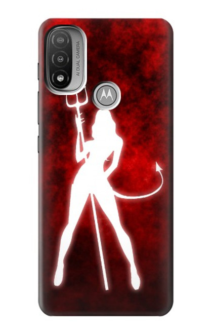 S2455 Sexy Devil Girl Case For Motorola Moto E20,E30,E40