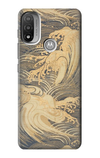 S2680 Japan Art Obi With Stylized Waves Case For Motorola Moto E20,E30,E40