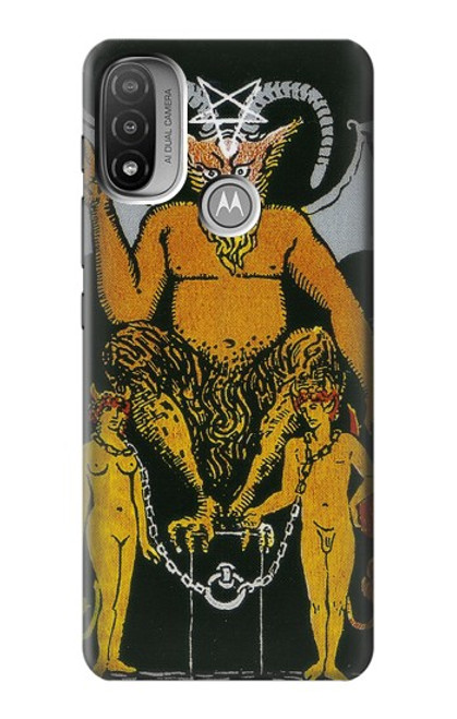 S3740 Tarot Card The Devil Case For Motorola Moto E20,E30,E40