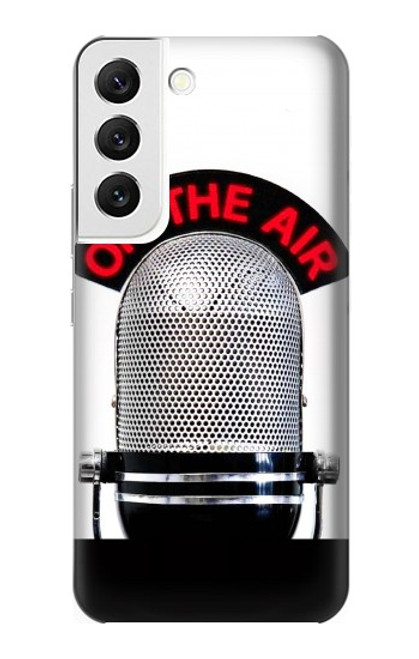 S2381 Vintage Radio Microphone On The Air Case For Samsung Galaxy S22