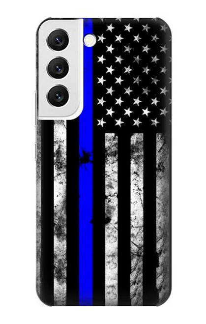 S3244 Thin Blue Line USA Case For Samsung Galaxy S22