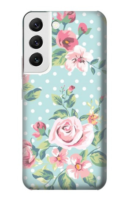 S3494 Vintage Rose Polka Dot Case For Samsung Galaxy S22