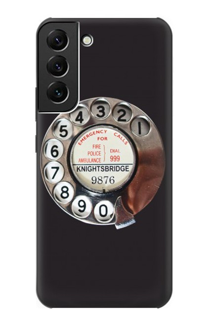 S0059 Retro Rotary Phone Dial On Case For Samsung Galaxy S22 Plus