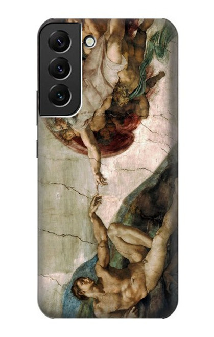 S0179 Michelangelo Creation of Adam Case For Samsung Galaxy S22 Plus