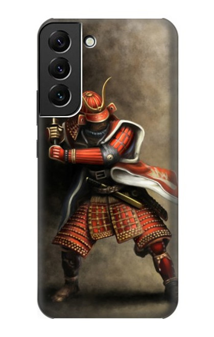 S0796 Japan Red Samurai Case For Samsung Galaxy S22 Plus