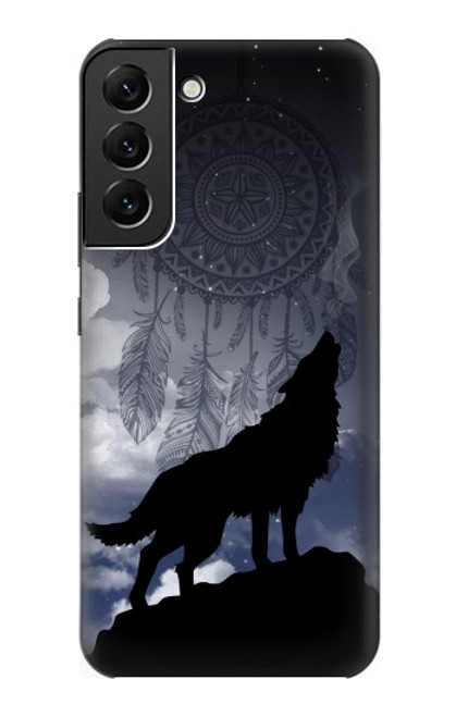 S3011 Dream Catcher Wolf Howling Case For Samsung Galaxy S22 Plus